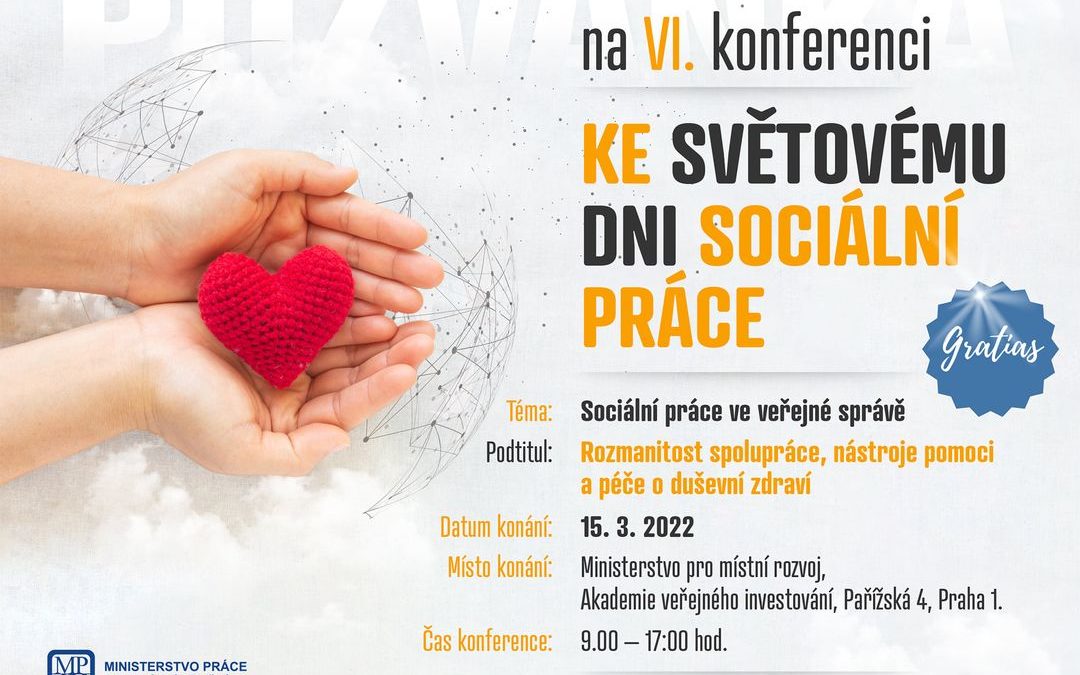 Pozvánka na konferenci ke světovému dni sociální práce 2022